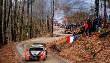 Ottas Tanakas Monte Karlo ralyje. WRC organizatorių &bdquo;facebook&ldquo; puslapyje patalpinta nuotr.