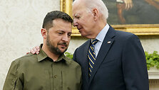 Ukrainos prezidentas V.Zelenskis susitinka su JAV prezidentu J.Bidenu Baltuosiuose rūmuose 
