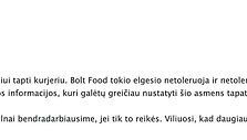 &bdquo;Bolt&ldquo; atsakymas