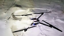 Sučiuptas kontrabandininkų dronas