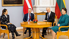Karalienė Mary, Danijos Karalius Frederikas X, Gitanas Nausėda, Diana Nausėdienė