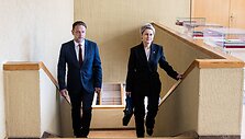 Nida Grunskienė atvyko į susitikimą su Seimo pirmininku