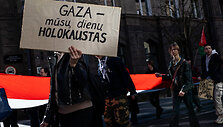 Protesto eisena &bdquo;Už laisvą Palestiną&ldquo;
