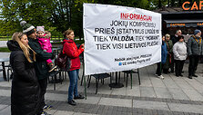 Piketas prie Ekonomikos ir inovacijų ministerijos