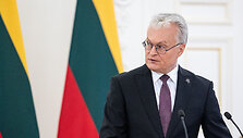 Prezidento Gitano Nausėdos ir Kipro vadovo Nikoso Christodoulideso spaudos konferencija