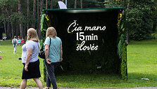 15min stendas &bdquo;Jaunas Kaip Vilnius&ldquo; festivalyje