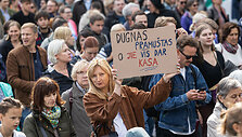 Protestas prie&scaron; valdančiąją koaliciją