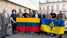 I&scaron; stažuotės Ukrainoje grįžusių Lietuvos medikų sutikimas