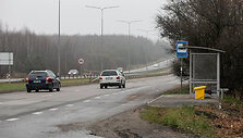 Automobilių eismas Minsko pl. ties stotele &bdquo;Kinologijos centras&ldquo;