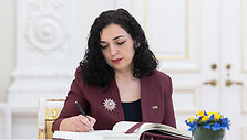 Kosovo Prezidentė Vjosa Osmani