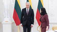 Prezidento susitikimas su Kosovo Prezidentė Vjosa Osmani