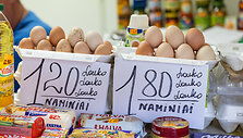 Maisto kainos &Scaron;e&scaron;kinės turguje