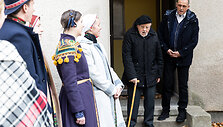 Vytautas Landsbergis sveikinamas 90-ojo jubiliejaus proga 