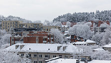 Vilnių užklojo sniegas