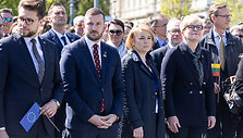 Lukas Savickas, Virginijus Sinkevičius, Jovita Neliup&scaron;ienė, Ingrida &Scaron;imonytė