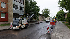 Gatvių infrastruktūros atnaujinimo darbų pristatymas