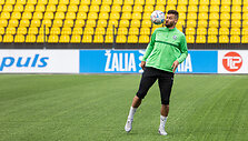 Vilniaus &bdquo;Žalgirio&ldquo; treniruotė prie&scaron; rungtynes su &bdquo;Galatasaray&ldquo;