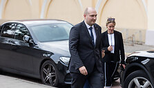 Spaudos konferencija po &Scaron;vietimo ministro susitikimo su &scaron;vietimo profesinių sąjungų vadovais