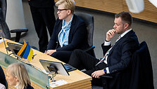 Ingrida &Scaron;imonytė, Gabrielius Landsbergis