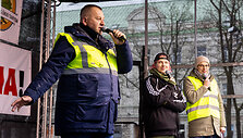Vilniuje tęsiasi žemdirbių mitingas