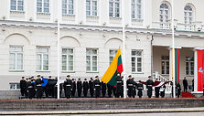Trijų Baltijos valstybių vėliavų pakėlimo ceremonija