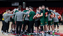 Lietuvos vyrų krep&scaron;inio rinktinės treniruotė