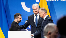 Volodymyras Zelenskis, Gitanas Nausėda, Andrzejus Duda