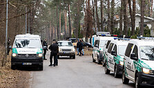 Prie Leonido Volkovo namų dirba policijos pareigūnai