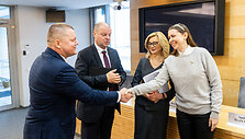 Dainius Gaižauskas, Saulius Skvernelis, Rita Tama&scaron;unienė, Dovilė &Scaron;akalienė