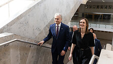 Gitanas Nausėda, Viktorija Čmilytė-Nielsen