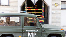 Kra&scaron;to apsaugos ministerijos pastate padegtos durys