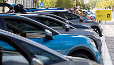 &bdquo;eJudėjimo&ldquo; festivalyje esantys automobiliai