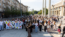 Vilniaus universiteto (VU) studentų ir bendruomenės eisena