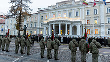 I&scaron;kilminga ministrų pasikeitimo ceremonija prie Kra&scaron;to apsaugos ministerijos