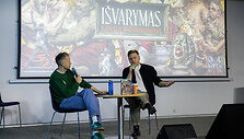 Mariaus Iva&scaron;kevičiaus knygos &bdquo;I&scaron;varymas. Kristus ir Čingis[1]chanas&ldquo; pristatymas