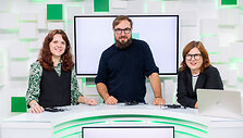  Tarptautinės &scaron;iuolaikinio meno mugės ArtVilnius 2023 organizatoriai 15min studijoje