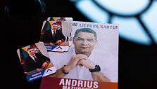 Andriaus Mazuronio &scaron;tabas Darbo partijos būstinėje 