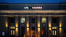 Kalėdinė Kauno geležinkelio stotis