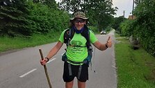 Rolandas per Lietuvą perėjo Camino Lituano keliu