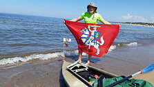 Rolandas Kriugžda Lietuvą perplaukė baidare, įveikė 555 km 