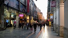 Ermou gatvė netoli Syntagma aik&scaron;tės