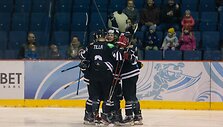 &bdquo;7bet-Hockey Punks&ldquo; džiaugiasi įvarčiu.
