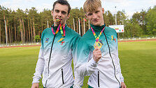 Lukas Gaudie&scaron;ius ir Nojus Chmieliauskas