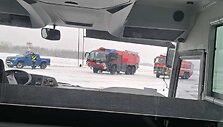I&scaron; arti &ndash; Vilniaus oro uoste nuslydęs lėktuvas