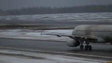 Vilniaus oro uoste nuo tako nuslydo lėktuvas