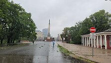 Audros padariniai Latvijos sostinės &scaron;irdyje