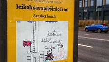 Dalį pie&scaron;inių sausio mėnesį galima atrasti ir įvairiose Vilniaus miesto vietose