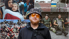 Baltarusių fotožurnalistas Aliaksandras Vasiukovičius bei jo fotografijos