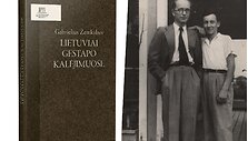 Vytautas Landsbergis-Žemkalnis (kairėje) su sūnumi Gabrieliumi Žemkalniu. LLMA, f. 811, ap. 1, b. 43, I.3