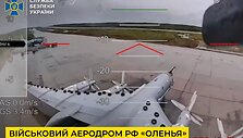 Rusai padangomis ant bombone&scaron;ių bandė apsaugoti savo lėktuvus nuo dronų